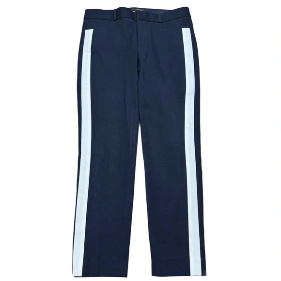 {Banana Republic} "Sloan" Ankle Slim Tapered Straight Leg Stretch Tuxedo Pants - Picture 3 of 6